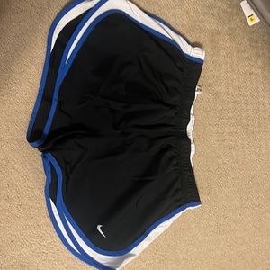 Blue, White, and Black Womens Nike shorts xl